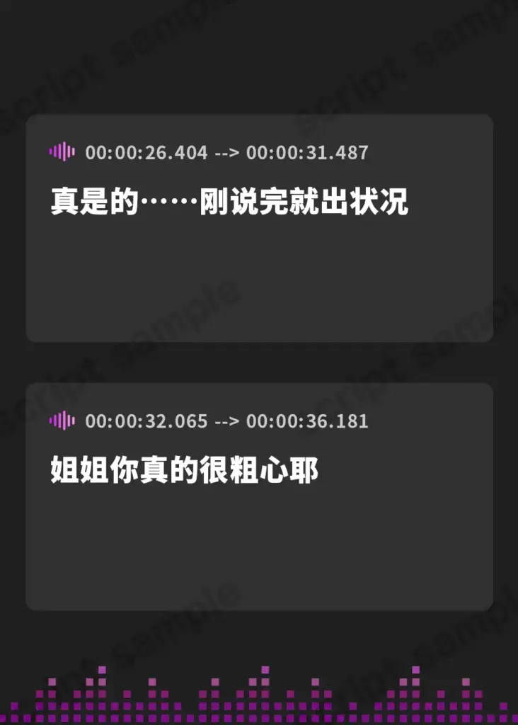 字幕画面样本2